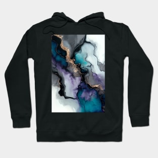 Lucid Dream - Abstract Alcohol Ink Resin Art Hoodie